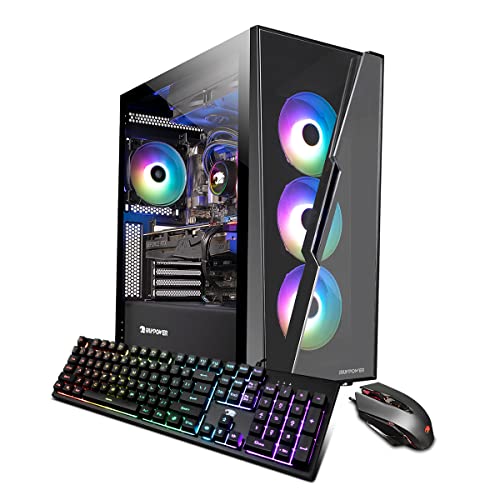 iBUYPOWER Pro Gaming PC Computer Desktop SlateHakoI7N3601 Intel i7 12700KF 3.6GHz, GeForce RTX 3060 8GB, 16 GB DDR4 RAM, 1TB NVMe SSD, WiFi Ready, Windows 11 Home