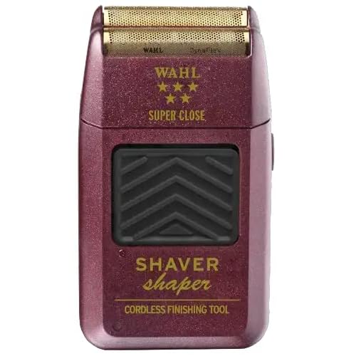 Wahl Professional 5-Star Series Rechargeable ShaverShaper #8061-100 - Up to 60 Minutes of Run Time - Bump-Free, Ultra-Close Shave