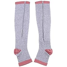 Zippered Medical Compression Socks (1 Pair) Zipper Stocking