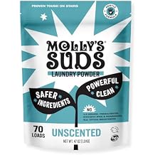Molly's Suds Original Laundry Detergent Powder | Clean Laundry Detergent Powder for Sensitive Skin | Simple, Effective Ingredients, Stain Fighting | 70 Loads (Unscented)