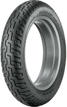 100/90-19 (57H) Dunlop D404 Front Motorcycle Tire Black Wall for Yamaha Bolt 2014-2018