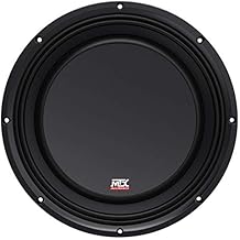 MTX 3510-04S 10" 600 Watt Shallow Mount Car Audio Subwoofer Slim Sub SVC 4-ohm