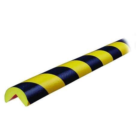 Corner Guard,Rounded,Black/Yellow