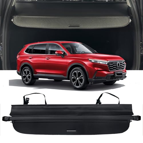 Cargo Cover Compatible with 2023 2024 2025 2026 Honda CRV Trunk Cover OEM Retractable Rear Trunk Security Cover Shielding Shade CRV Accessories For 2023 2024 Honda CRV Cargo Cover 2025 2026