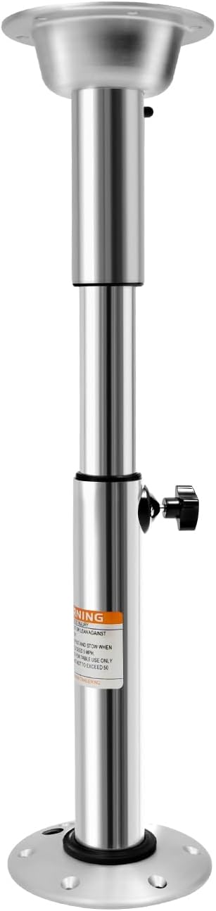 Campervan Table Leg Camping Table Pedestal Legs Height Adjustable,Detachable Base Boat Caravan Motorhome Table Base Bracket Support