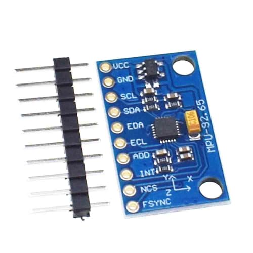 Blue IIC I2C SPI MPU6500 MPU-6500 6-Axis Gyroscope Accelerometer Sensor Module Replace MPU6050 for Arduino with Pins GY-6500 Sensors