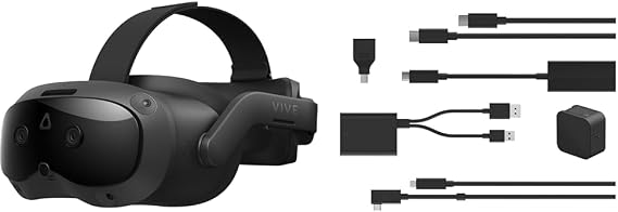 HTC VIVE Focus Vision Bundle MR | PC VRヘッドセット OB+ アクセサリーストリーミングキット国内正規品