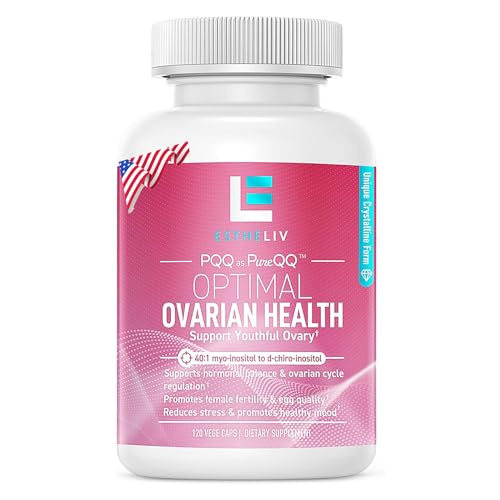 Inositol Ovarian Health Support 119 VegeCaps Supplements for Women,Myo-Inositol to D-Chiro-Inositol Dietary Supplement for Female Hormone Support