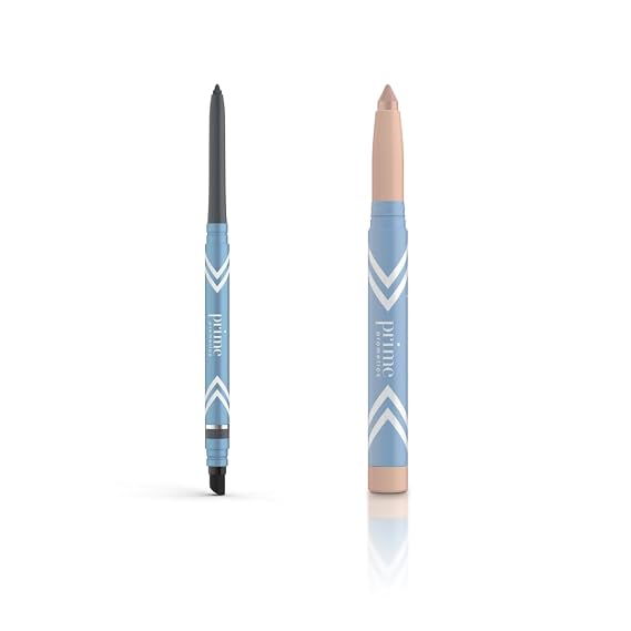 PRIME PROMETICS PrimeEyes Glide Eyeliner (smoky) + PrimeEyes Brightener (estrella)