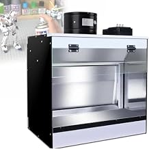 Airbrush Spray Booth with Waterfall Filtration, 5500K LED-Lit Craft Table with Water Curtain Exhaust System,Professional Airbrush Spray Booth for Model Painting,DIY Crafts,Decorating 58cm/22.8inLong-B