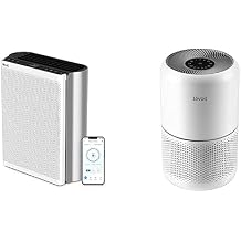 LEVOIT Air Purifiers for Home Large Room, 2790 Sq. Ft & Air Purifier for Home Allergies Pets Hair in Bedroom, H13 True HEPA Filter, Covers Up to 1095 Sq.Foot Powered by 33W High Torque Motor, White