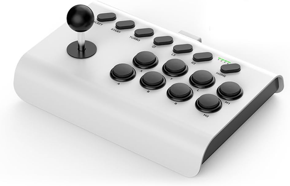 Y02 ワイヤレス アーケード ゲーム コントロール ロッカー for PS4 switch コンソール コントローラーPCゲームコントローラーボードアーケードスティックアーケードコンソールゲームジョイスティックロッカーBTワイヤー接続コントローラーゲーム用 PC TV Android iOS 電話ジョイスティック ゲームパッド アクセサリー用 伸縮性スマホブラケット付き