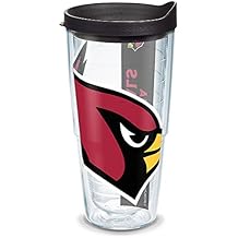 Tervis NFL Arizona Cardinals - Colossal Made in USA Double Walled Insulated Tumbler Travel Cup Keeps Drinks Cold & Hot, 24oz, Classic