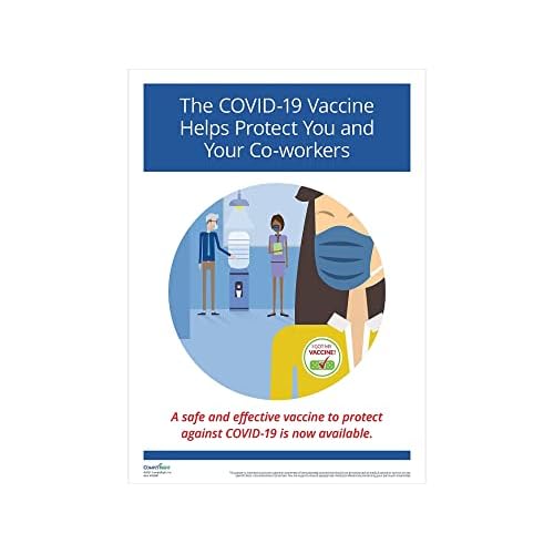ComplyRight COVID-19 Vaccination Awareness Poster, English, 3Pack N0381PK3