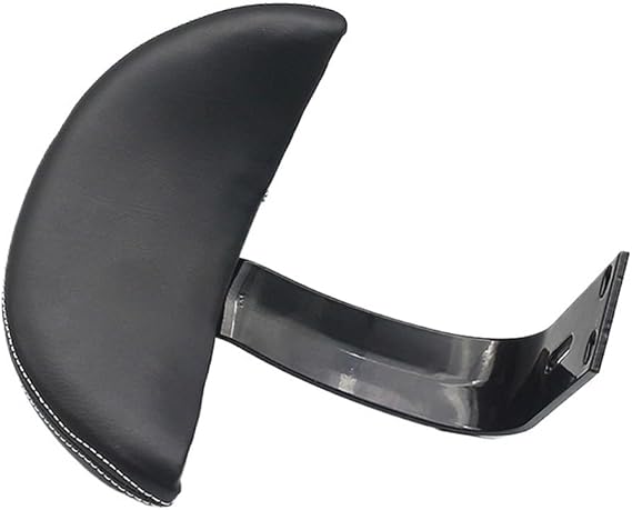 Motorcycle Backrest Pad Kits Motorcycle Detachable Rear Passenger Backrest Black for Seat Driver Pad Motorbike Accessories