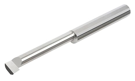 Micro 100 BB-100300S Boring Tool - Right Hand - Sharp, .110" Min Bore Dia, .300" Max Bore Depth, .025" Proj, .0375" Offset, 1/8" Shank Dia, 1-1/2" OAL, Uncoated