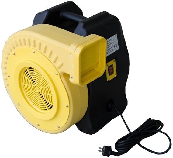 Zoom Blowers 2HP Commercial Bounce House Blower, 220-Volt European Voltage with Super High Output, Heavy-Duty Inflatable Blower, Adjustable Performance, Inflatable Pump for Bounce Houses