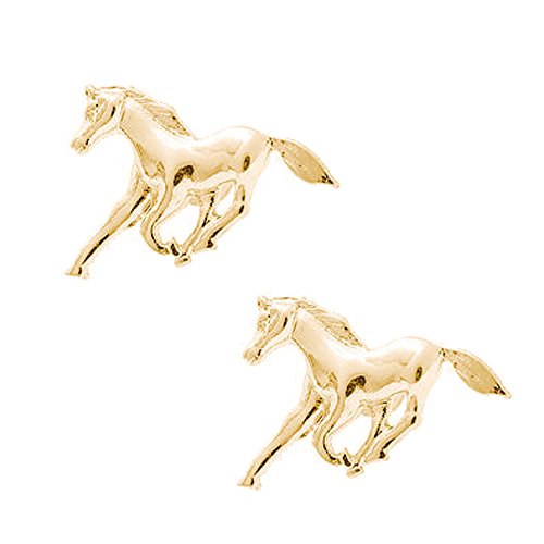 High Gloss Wild Mustang Horse Earrings