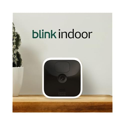 Blink Indoor - wireless, HD security camera with two-year battery life, motion detection, and two-way audio 1 camera system