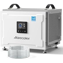 70 Pints Energy Star Commercial Dehumidifier with Pump, Portable Crawl Space Dehumidifiers for Basement and Home, Detachable Control Panel, Auto Defrost | Airecoler Stellar SP10