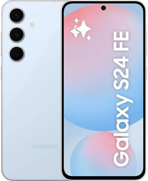 Samsung Galaxy S24 FE 128GB Blue 6.7" 5G (8GB) EU Model Android - [Italian, Hungarian, Polish, Romanian, Austrian, Swiss version]