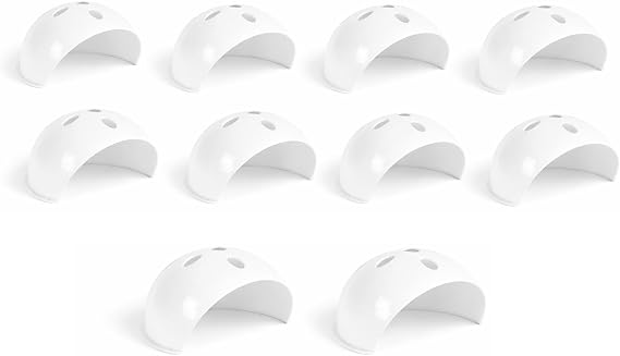 TTS Bee-Bot Clip-On Shells, White, 10-Pack, Blank Design Covers