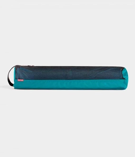 Manduka Breathe Easy Full Zip Yoga Mat Carrier Bag With Pocket, Adjustable Strap, Suitable for Most Yoga Mats