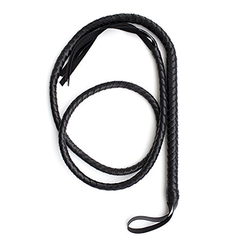 Faux Leather Horse Whip Long, Riding Whip Costume Accessory, Non Slip Bull Whip Equestrianism Whips for Outdoor Riding Racing Sports Equestrianism Tool Stage Performance Cosplay
