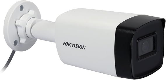 Hikvision Digital Technology DS-2CE16H0T-ITF Surveillance Camera (CCTV Security Camera, Indoor and Outdoor, Wired, Bullet, Ceiling/Wall, White)