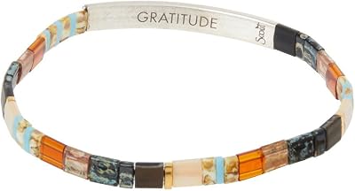 Scout Curated Wears - Good Karma Miyuki Bracelet - Gratitude EarthSkySilver