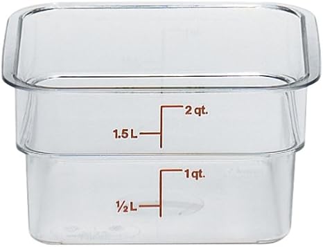 Camwear Polycarbonate Square Food Storage Containers