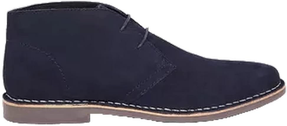 Red Tape Gobi Suede Men's Desert Boots, Blue (Navy), 12 UK (46 EU)