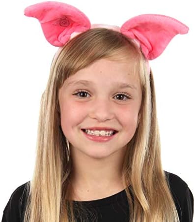 Disney Winnie the Pooh Piglet Costume Ears Headband for Adults & Kids - Officially Licensed Character Accessory