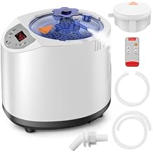 Sauna Steamer Machine, 3L Portable Sauna Steamer, 1200W Steam Generator for Sauna, Home Sauna Steamer Pot with 15 Heating Levels, Remote Control, Timer, Steam Cup, Sauna Heater Sauna Accessories