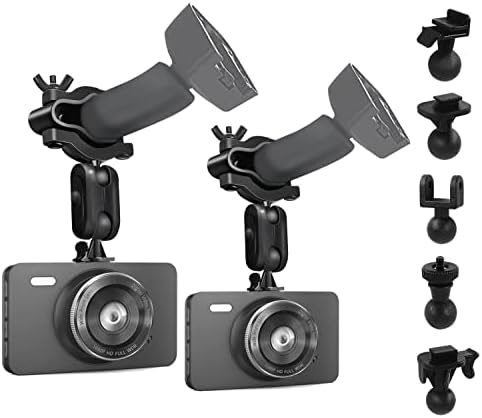 Sportway S90 Dash Cam Mount, Dash Cam Mirror Mount Holder with 6pcs Joints for Rove APEMAN CHORTAU Roav Nexar iiwey YI Z-Edge Old Shark KDLINKS Crosstour Falcon Zero... Most Car Dash Cameras