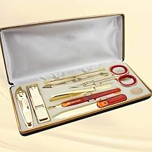 8/10pcs Stainless Steel Manicure Set Nail Care Tools Pedicure Nail Clipper Kit with Mini Finger Nail Cutter Clipper File Scissor (Size : 8PCS)