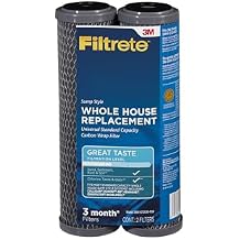 Filtrete 3WH-STDCW-F02 Water Filter Housings, 2 Count (Pack of 1), Gray