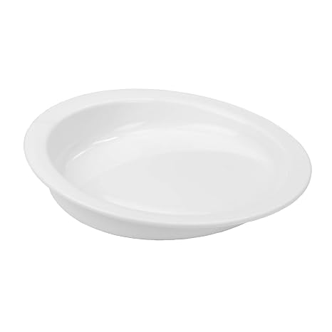 Sammons Preston Hi-Lo Scoop Plate, 9" Adaptive Dish for Elderly, Non-Slip