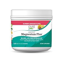 Pure Essence Labs Ionic Fizz Magnesium Plus, Anti-Stress Supplement Drink Powder, Gluten Free and Non-GMO Magnesium Powder, Raspberry Lemonade Flavor, 12.06 oz