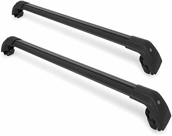 Car Roof Rack Bar for Nissan X-Trail Rogue T32 2013-2021, Lockable Aluminum Cross Bars Rail Carries Luggage Carrier Anti-Theft Noise Reduction Accessories,A/Black