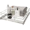 Rev-A-Shelf 2-Tier Kitchen Cabinet Pullout Shelf and Drawer Organizer Slide Out Pantry Storage Basket in Multiple Sizes, 24 x 22 In, 5WB2-2422-CR-1
