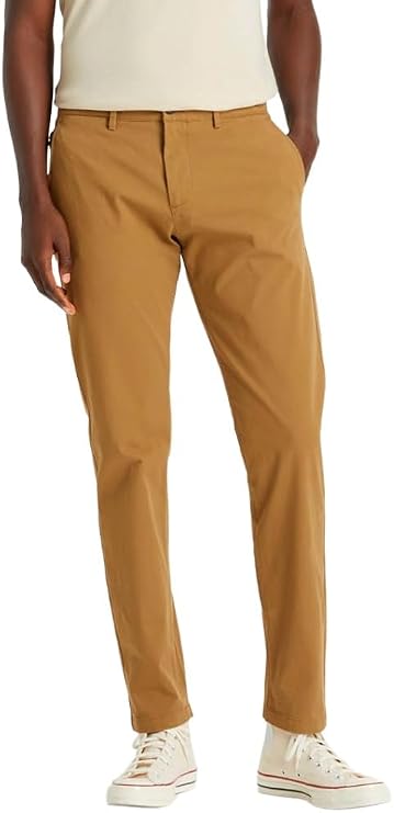 Dockers Men's Crafted Khaki Slim Tapered Trousers