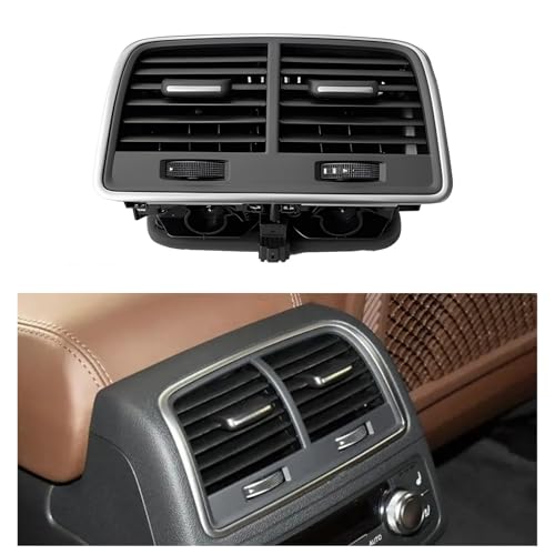 1 Pc Car Front Dashboard Central Left Right Conditioner Air Vent Grille Assembly, Compatible For Audi A6 C7 2012-2018Rear air outlet
