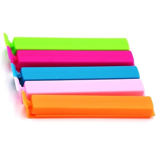 30 PCS Plastic Food Sealing Holder Clips Fresh-Keeping Bag Clips Sealer for Kitchen Food and Snack Bag Multicolor
