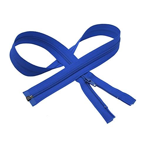 YKK 5 Nylon Coil Separating Zipper 30 Light Weight Jacket Zippers-918 Pack of 1, 918 Royal Blue