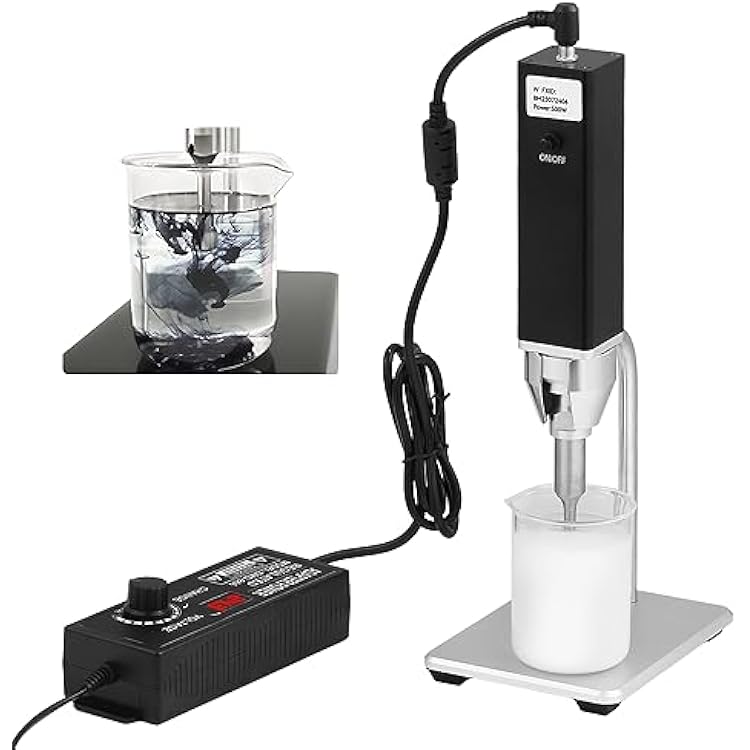 CGOLDENWALL Handheld Portable Ultrasonic Homogenizer Sonicator Processor Cell Disruptor Mixer Black 300W, 0.1mL~30mL