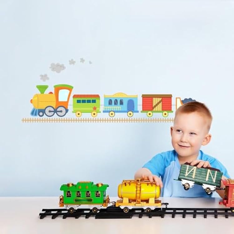 Wallums Choo Choo Train Fun Printed Wall Decals