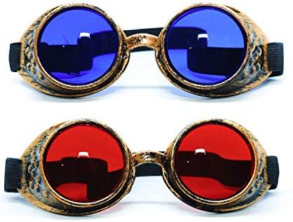SoJourner Bags Kaleidoscope Glasses - Trippy Psychedelic Rave Goggles - Funky Prism Glasses For Raves - Festival Accessories
