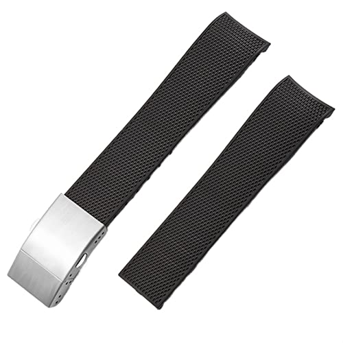 Rubber Watchbands For Longines CONQUEST HYDROCONQUEST L3 21mm Waterproof Strap Watch Accessorie Silicone Watch Bracelet With Logo