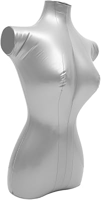 2pcs Inflatable Mannequin Model for Clothing Display Female Half Body Prop for Photography Portable Mannequins for Stores and Events Realistic Dress Form Showcase